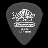 Dunlop Tortex Pitch Black Standard 1.14mm Guitar Picks