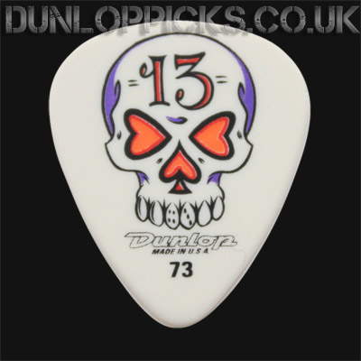 Dunlop Blackline Original Skull 0.73mm Guitar Picks - Click Image to Close