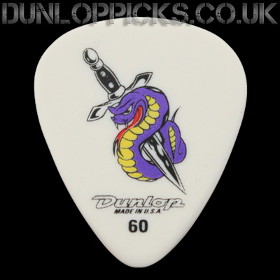 Dunlop Blackline Original Snake 0.60mm Guitar Picks - Click Image to Close