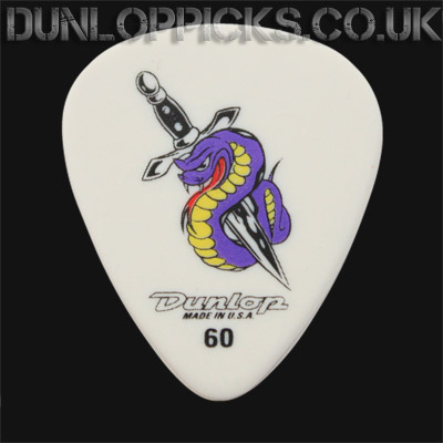 Dunlop Blackline Original Snake 0.60mm Guitar Picks - Click Image to Close