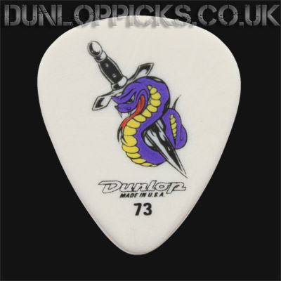 Dunlop Blackline Original Snake 0.73mm Guitar Picks - Click Image to Close