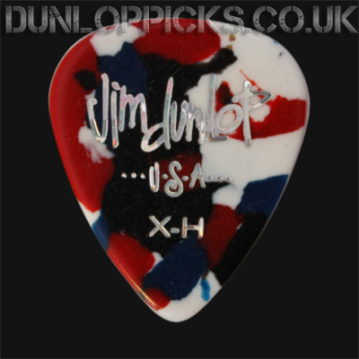 Dunlop Celluloid Classics Standard Confetti Extra Heavy Guitar Picks - Click Image to Close