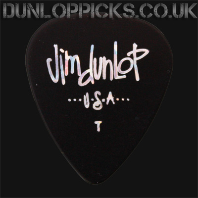 Dunlop Celluloid Classics Standard Black Thin Guitar Picks - Click Image to Close