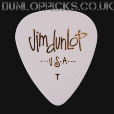 Dunlop Celluloid Classics Standard White Thin Guitar Picks - Click Image to Close