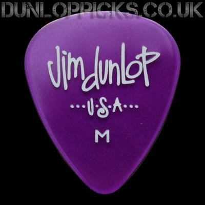 Dunlop Gel Standard Medium Purple Guitar Picks - Click Image to Close