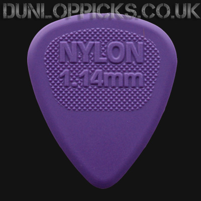 Dunlop Nylon Midi 1.14mm Purple Guitar Picks - Click Image to Close