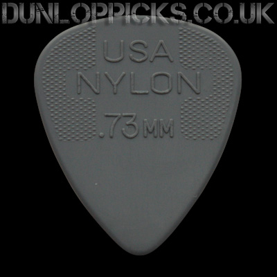 Dunlop Nylon Standard 0.73mm Grey Guitar Picks - Click Image to Close