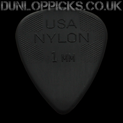 Dunlop Nylon Standard 1.0mm Black Guitar Picks - Click Image to Close