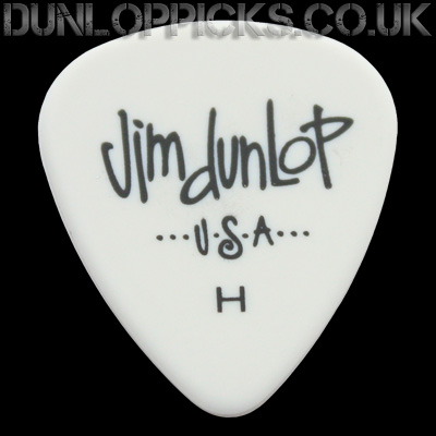 Dunlop Polys Heavy White Guitar Picks - Click Image to Close