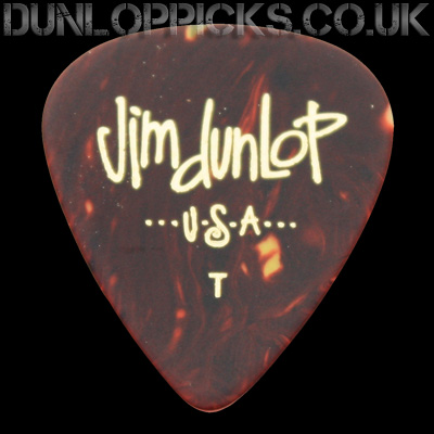 Dunlop Celluloid Classics Standard Shell Thin Guitar Picks - Click Image to Close
