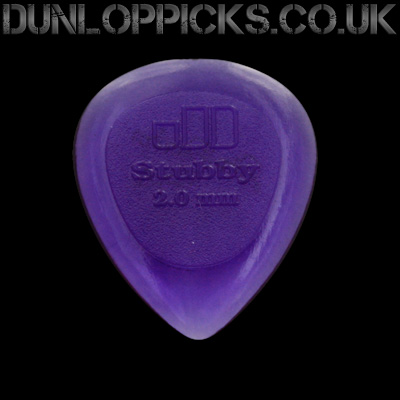 Dunlop Stubby 2.0mm Guitar Picks - Click Image to Close