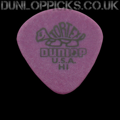 Dunlop Tortex Jazz Round Tip Heavy Purple Guitar Picks - Click Image to Close