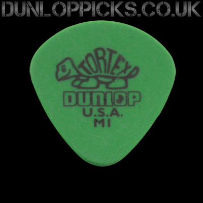 Dunlop Tortex Jazz Round Tip Medium Green Guitar Picks - Click Image to Close