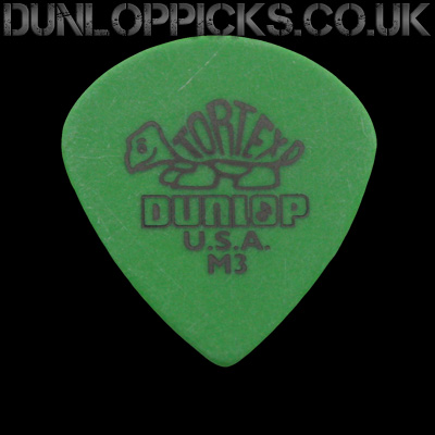 Dunlop Tortex Jazz Sharp Tip Medium Green Guitar Picks - Click Image to Close