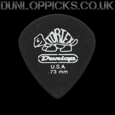 Dunlop Tortex Pitch Black Jazz 0.73mm Guitar Picks - Click Image to Close