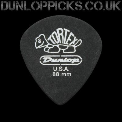 Dunlop Tortex Pitch Black Jazz 0.88mm Guitar Picks - Click Image to Close