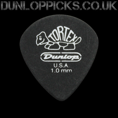 Dunlop Tortex Pitch Black Jazz 1.0mm Guitar Picks - Click Image to Close