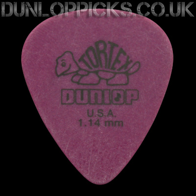 Dunlop Tortex Standard 1.14mm Purple Guitar Picks - Click Image to Close