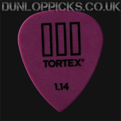 Dunlop Tortex TIII 1.14mm Purple Guitar Picks - Click Image to Close
