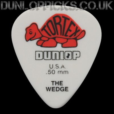 Dunlop Tortex Wedge 0.50mm Red Guitar Picks - Click Image to Close