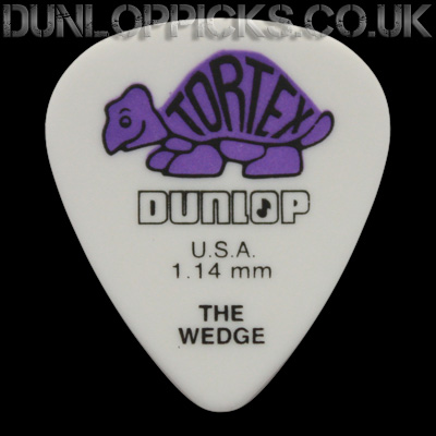 Dunlop Tortex Wedge 1.14mm Purple Guitar Picks - Click Image to Close