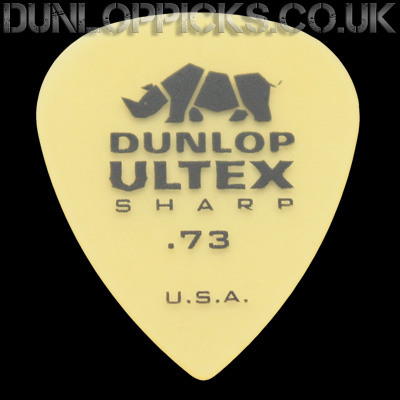 Dunlop Ultex Sharp 0.73mm Guitar Picks - Click Image to Close