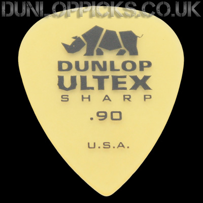 Dunlop Ultex Sharp 0.90mm Guitar Picks - Click Image to Close