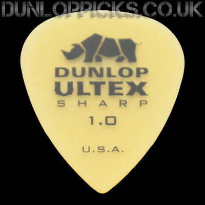 Dunlop Ultex Sharp 1.0mm Guitar Picks - Click Image to Close