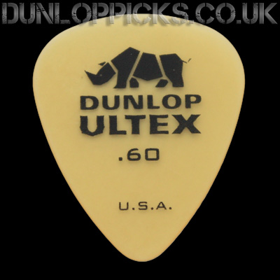 Dunlop Ultex Standard 0.60mm Guitar Picks - Click Image to Close