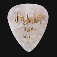 Dunlop Celluloid Classics Standard White Perloid Extra Heavy Guitar Picks