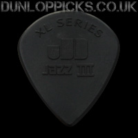 Dunlop Nylon Jazz III XL Black Stiffo Sharp 1.38mm Guitar Picks