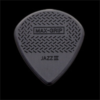 Dunlop Max Grip Jazz III Black Stiffo Guitar Picks