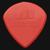 Dunlop Nylon Jazz III Red Nylon Sharp 1.38mm Guitar Picks