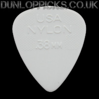 Dunlop Nylon Standard 0.38mm White Guitar Picks