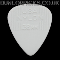 Dunlop Nylon Standard 0.38mm White Guitar Picks