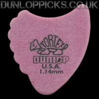 Dunlop Tortex Fins 1.14mm Purple Guitar Picks