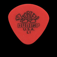Dunlop Tortex Jazz Round Tip Light Red Guitar Picks