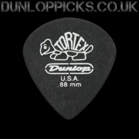 Dunlop Tortex Pitch Black Jazz 0.88mm Guitar Picks