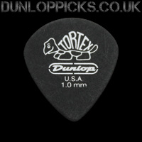 Dunlop Tortex Pitch Black Jazz 1.0mm Guitar Picks