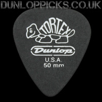 Dunlop Tortex Pitch Black Standard 0.50mm Guitar Picks