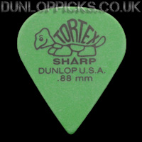 Dunlop Tortex Sharp 0.88mm Green Guitar Picks