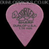 Dunlop Tortex Sharp 1.14mm Purple Guitar Picks