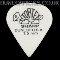 Dunlop Tortex Sharp 1.5mm White Guitar Picks