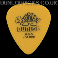 Dunlop Tortex Standard 0.73mm Yellow Guitar Picks