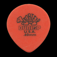 Dunlop Tortex Tear Drop 0.60mm Orange Guitar Picks