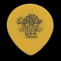 Dunlop Tortex Tear Drop 0.73mm Yellow Guitar Picks